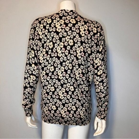 Marc By Marc Jacobs 100% Cotton Floral Printed Cardigan Size S - Picture 2 of 6